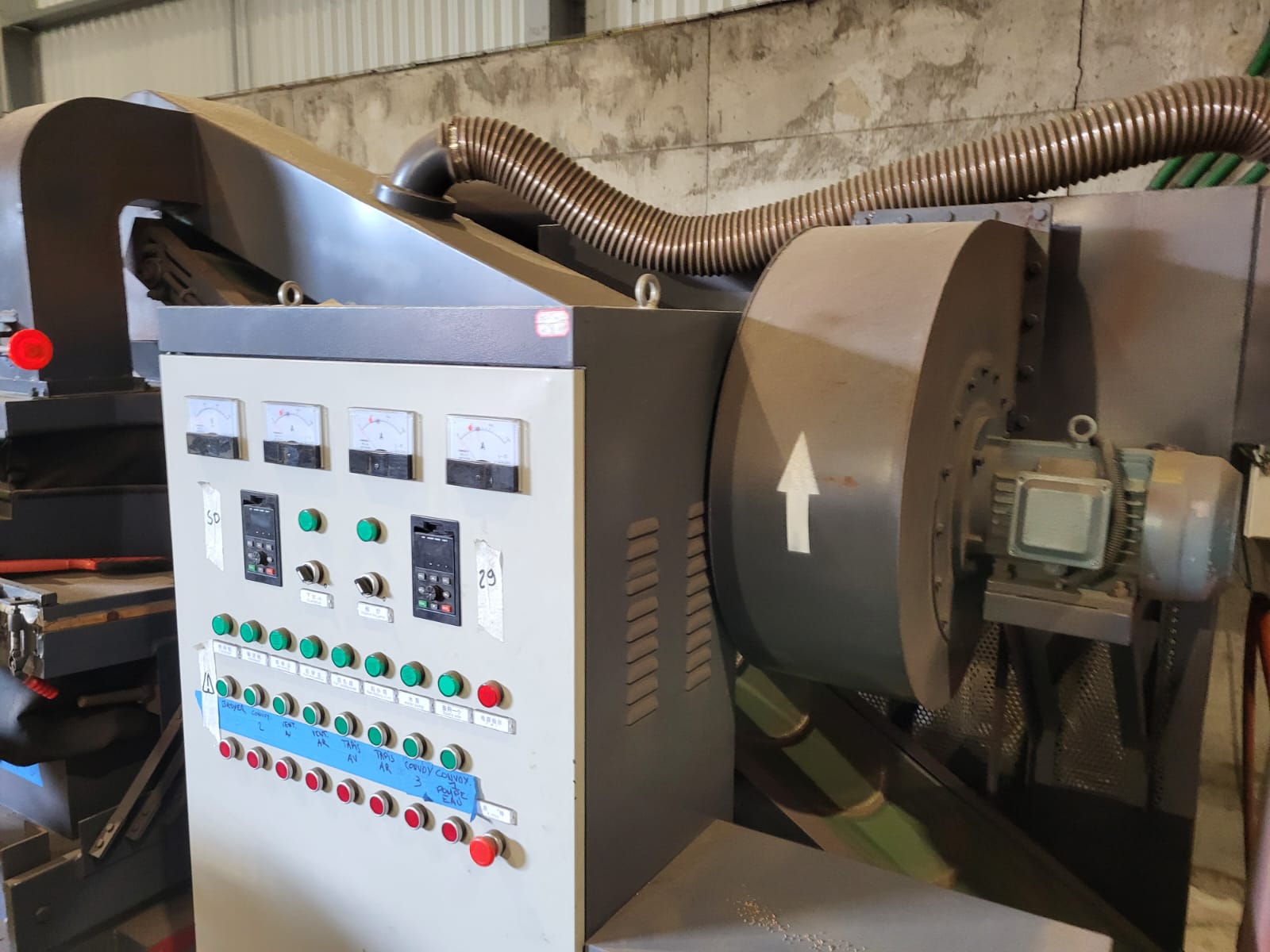 Ligne de recyclage de câbles d'occasion
