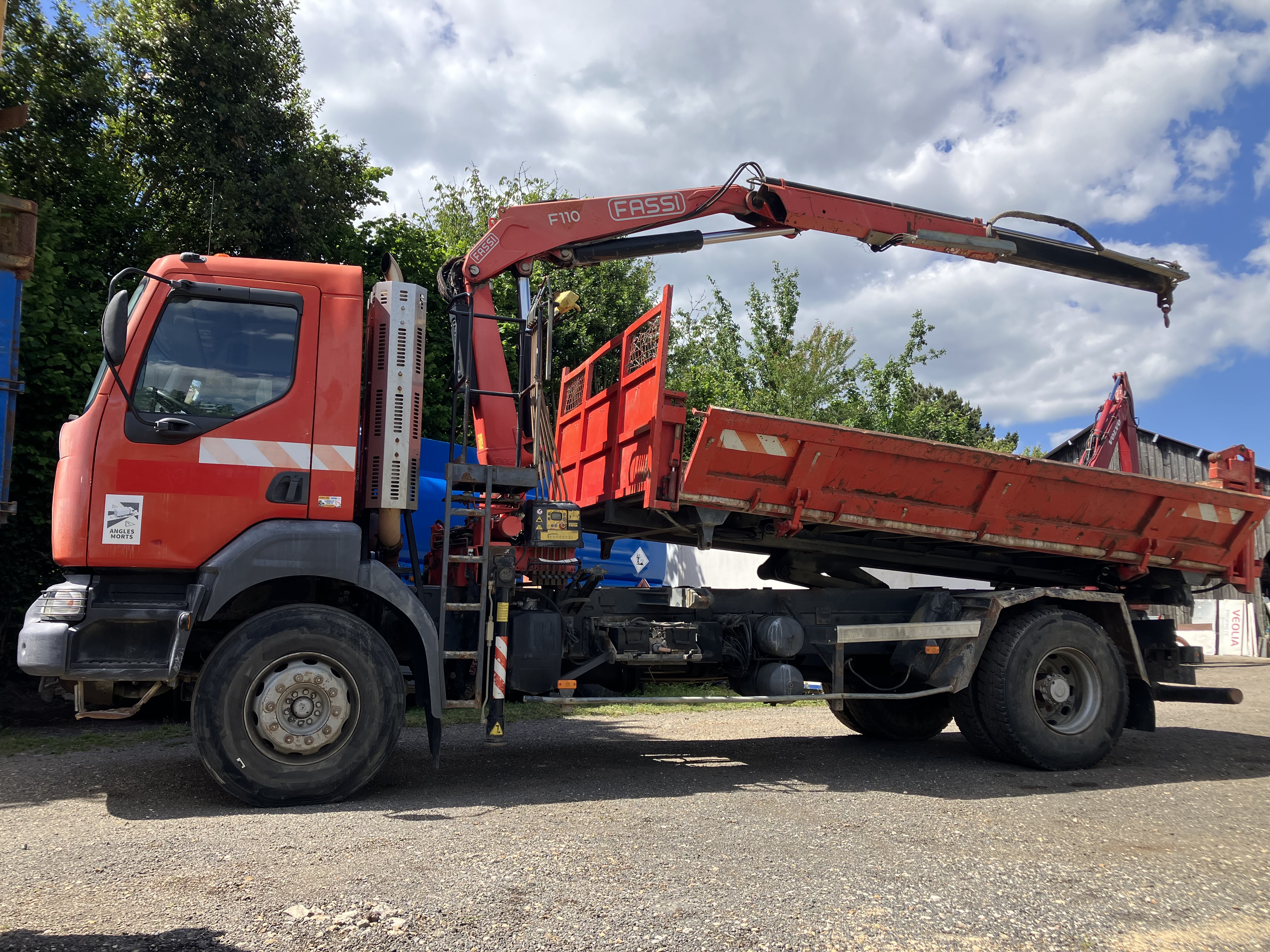 CAMION BIBENNE GRUE FASSI 110 KERAX 320