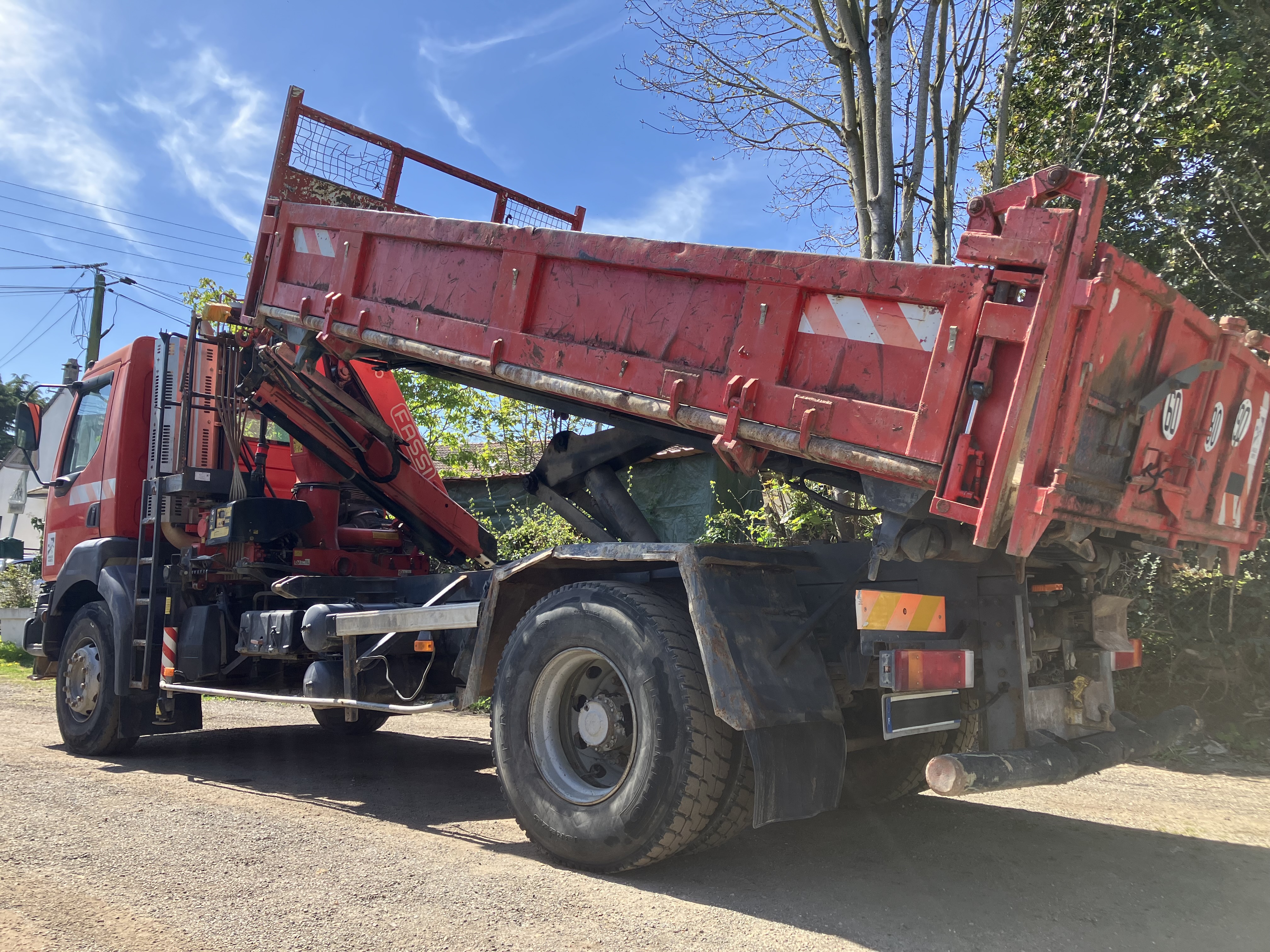 CAMION BIBENNE GRUE FASSI 110 KERAX 320