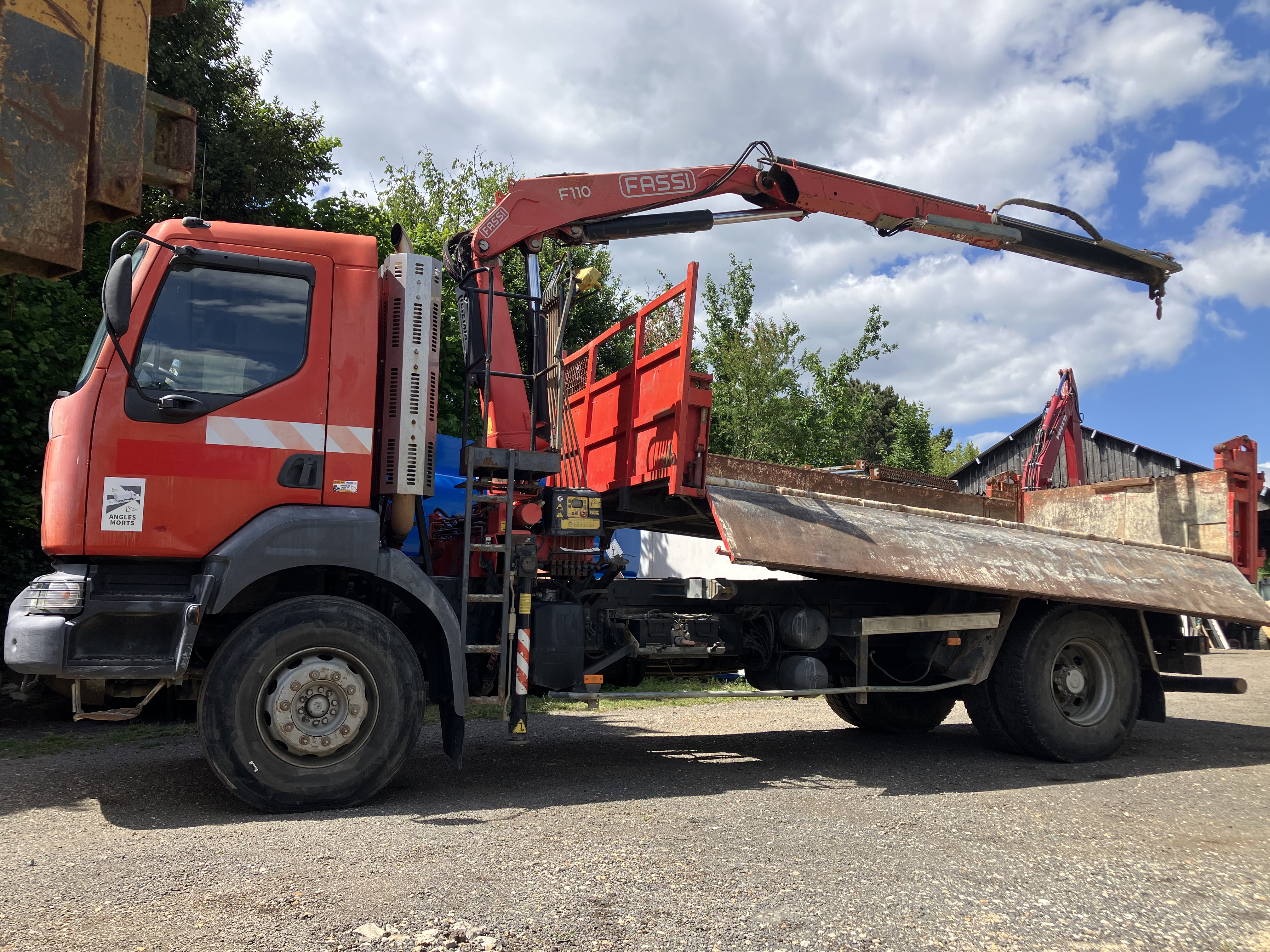 CAMION BIBENNE GRUE FASSI 110 KERAX 320