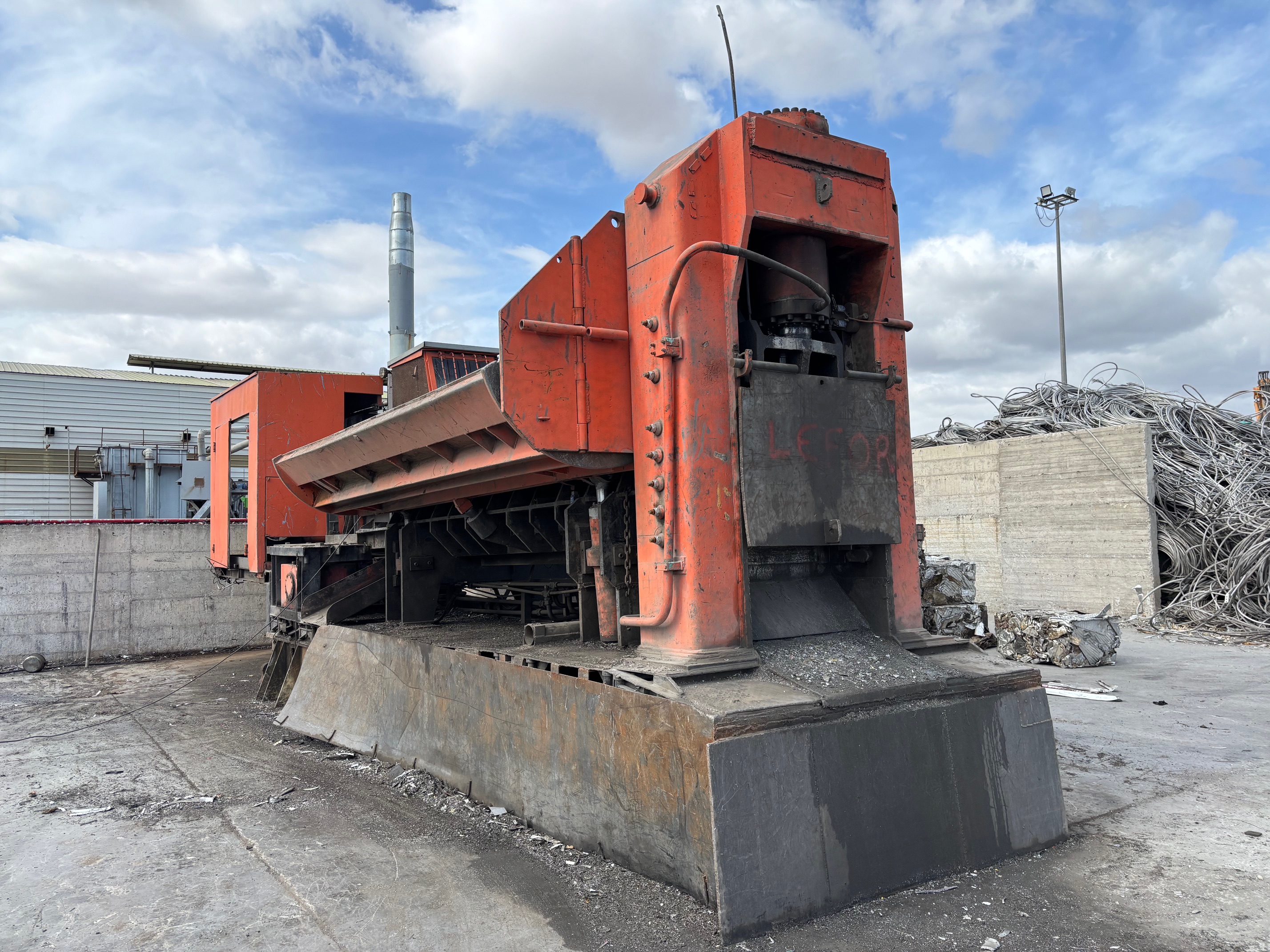 Lefort shear, 90 kw electric motor. 