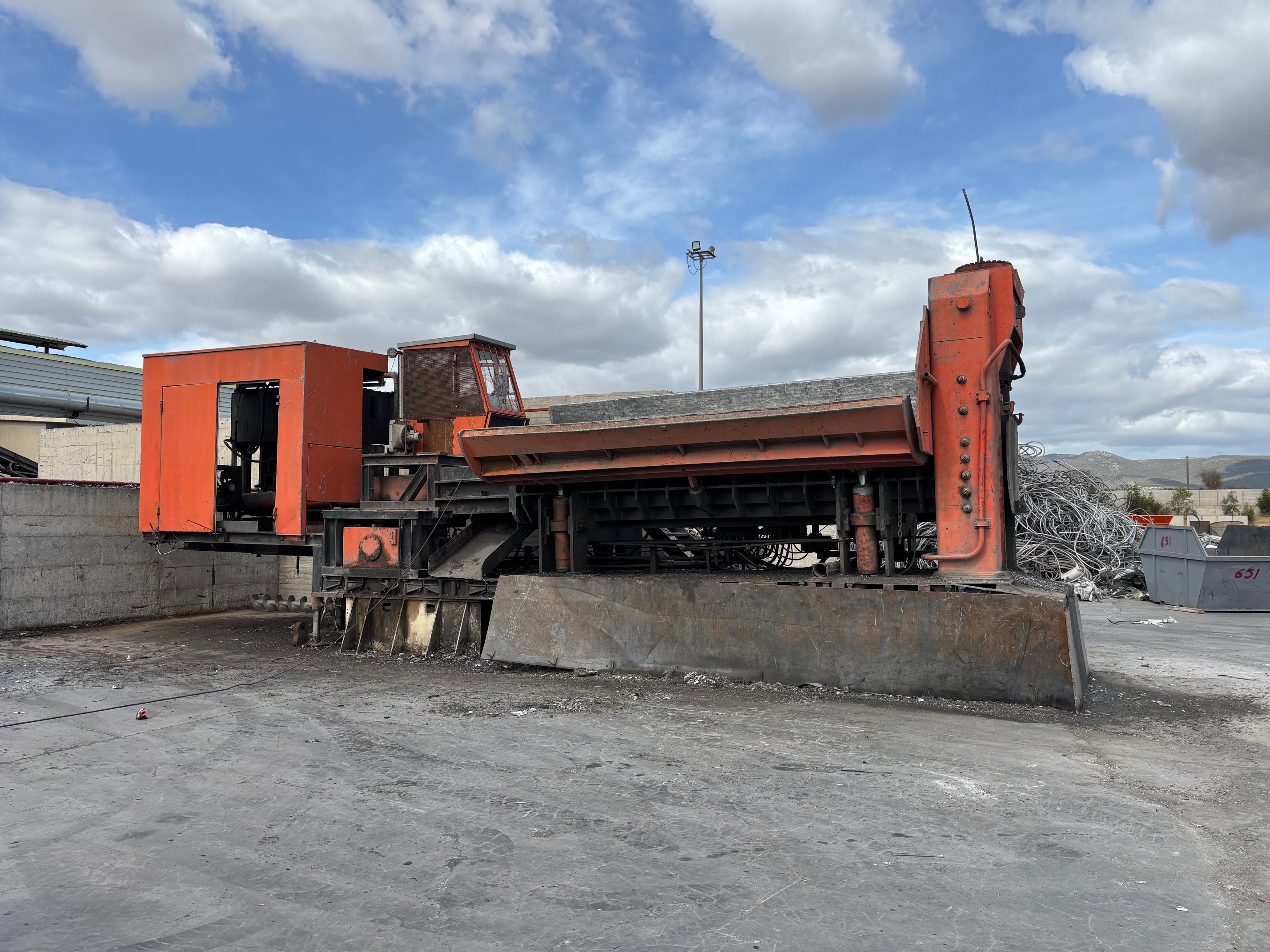Lefort shear, 90 kw electric motor. 