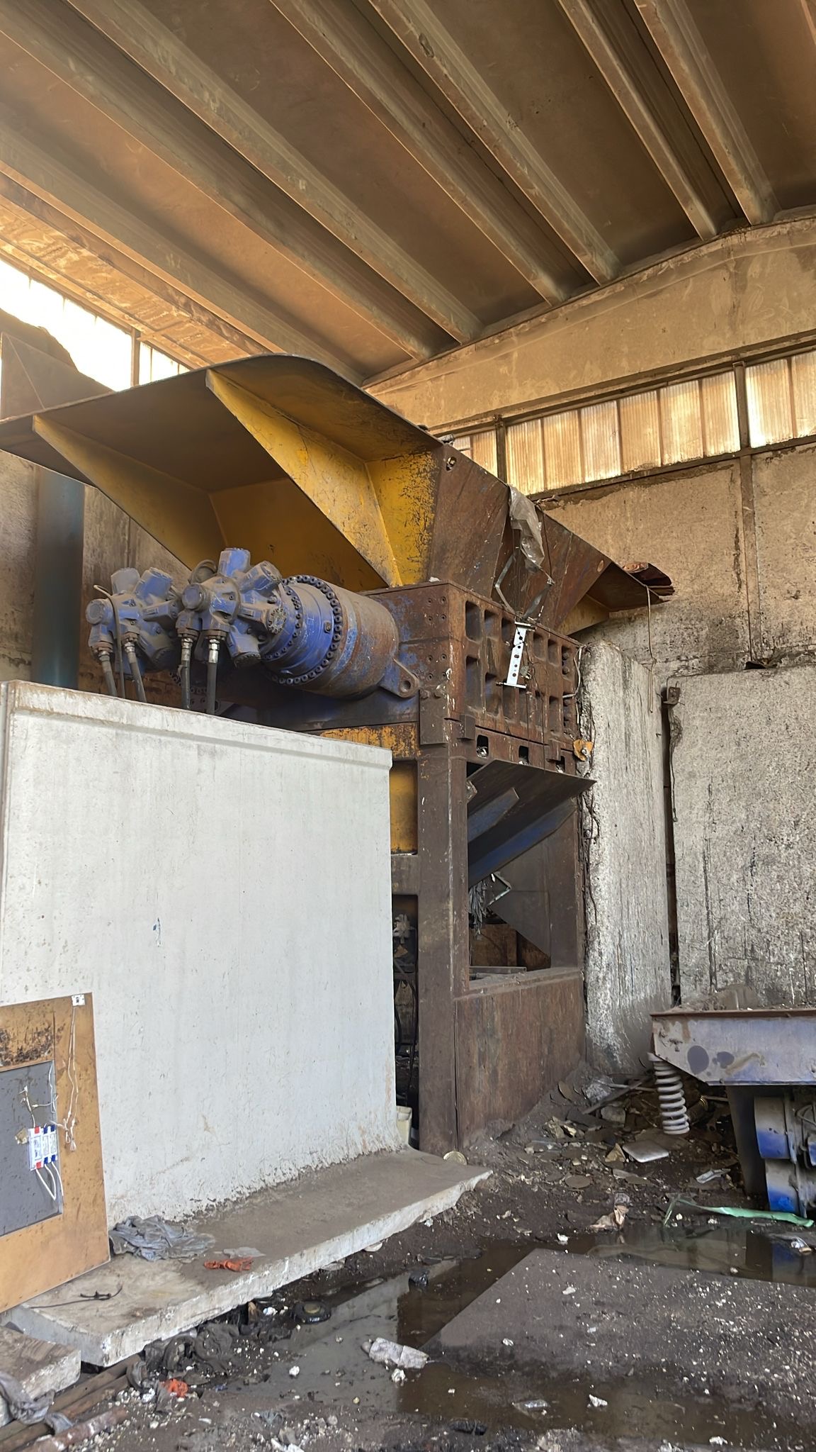 Shredder scrap metal